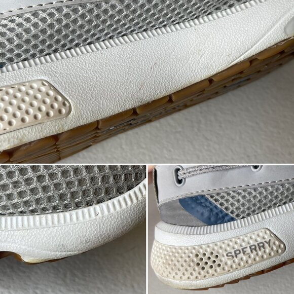 Sperry Top-Sider Women's 7 Seas 3-Eye Gray Boat Shoes Sneakers Size 7 - Picture 12 of 16